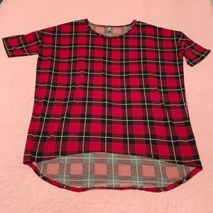 LulaRoe Checkered/Plaid Top